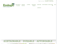 Tablet Screenshot of ecologicfurniture.com